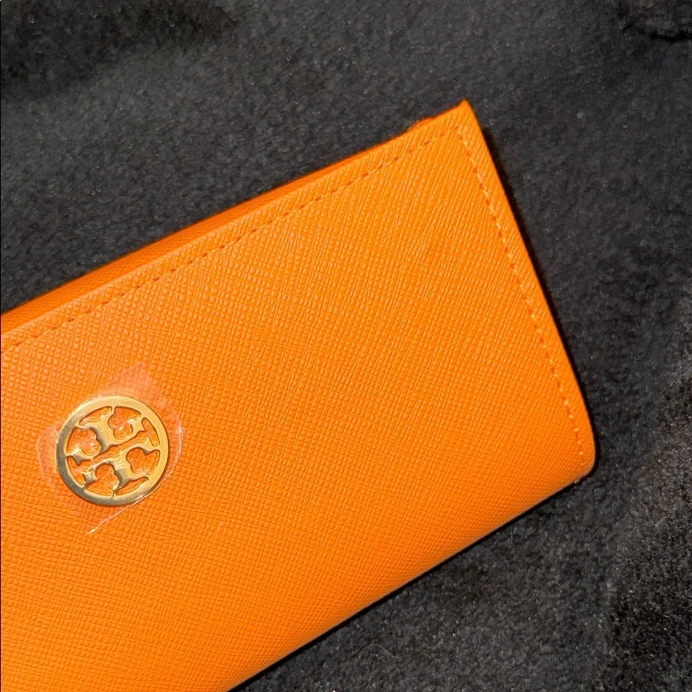 Tory Burch Vibrant Orange Clutch